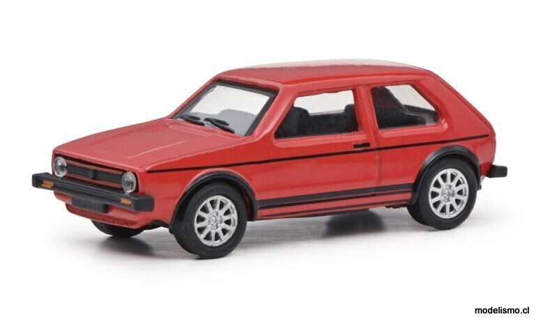 Schuco 452665907 VW Golf I GTI rojo - 1:87
