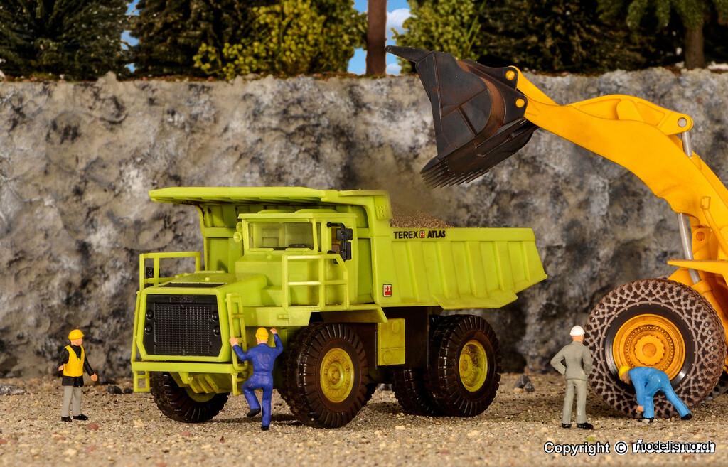 Kibri 14058 ​Camión volquete H0 TEREX