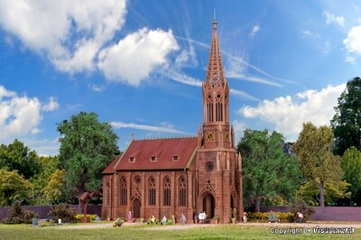 Reserva anticipada Vollmer 43739 H0 ciudad iglesia Stuttgart