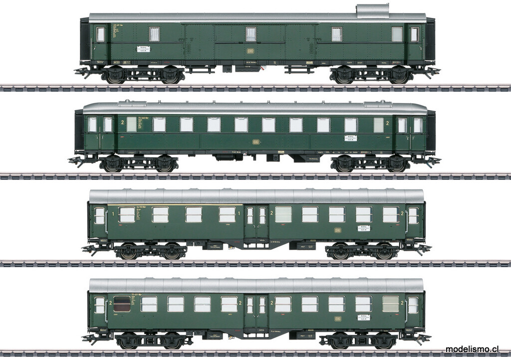 Märklin 41327 Set de coches de tren rápido del VT 92.5