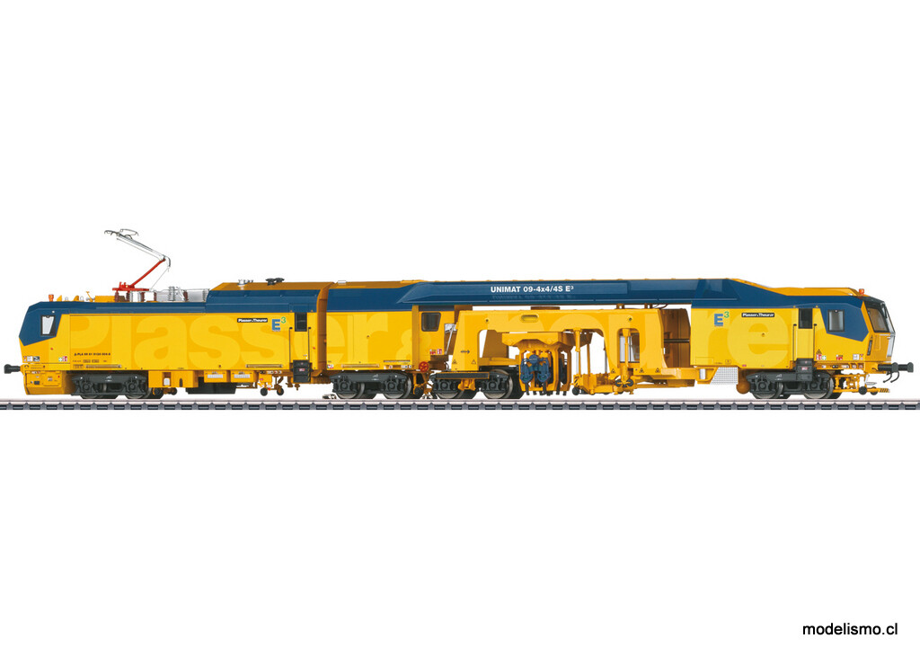 Märklin 39935 Bateadora de vías Unimat 09-4x4/4S E3 - usado