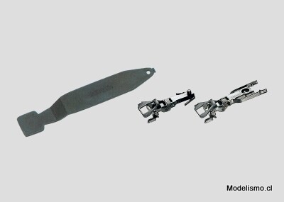 Märklin 7205 Enganches cortos para vehículos sin guía de corredera