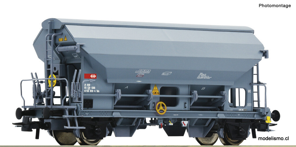 Roco 76584 Vagón de techo pivotante, SBB
