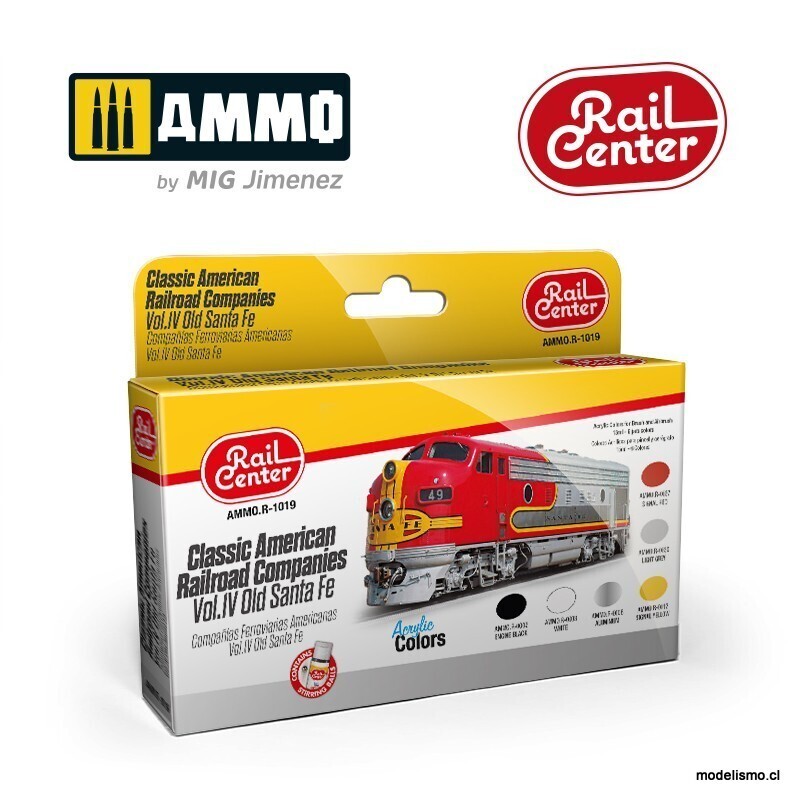 AMMO.R-1019 Rail-Center - Compañías Ferroviarias Americanas. Vol IV Old Santa Fe