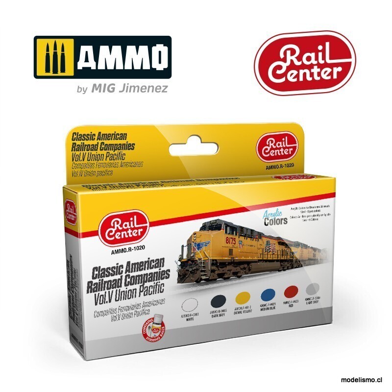AMMO.R-1020 Rail-Center - Compañías Ferroviarias Americanas. Vol V Unión Pacífica
