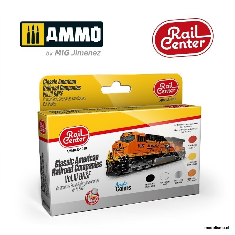 AMMO.R-1018 Rail-Center - Compañías Ferroviarias Americanas. Vol III BNSF
