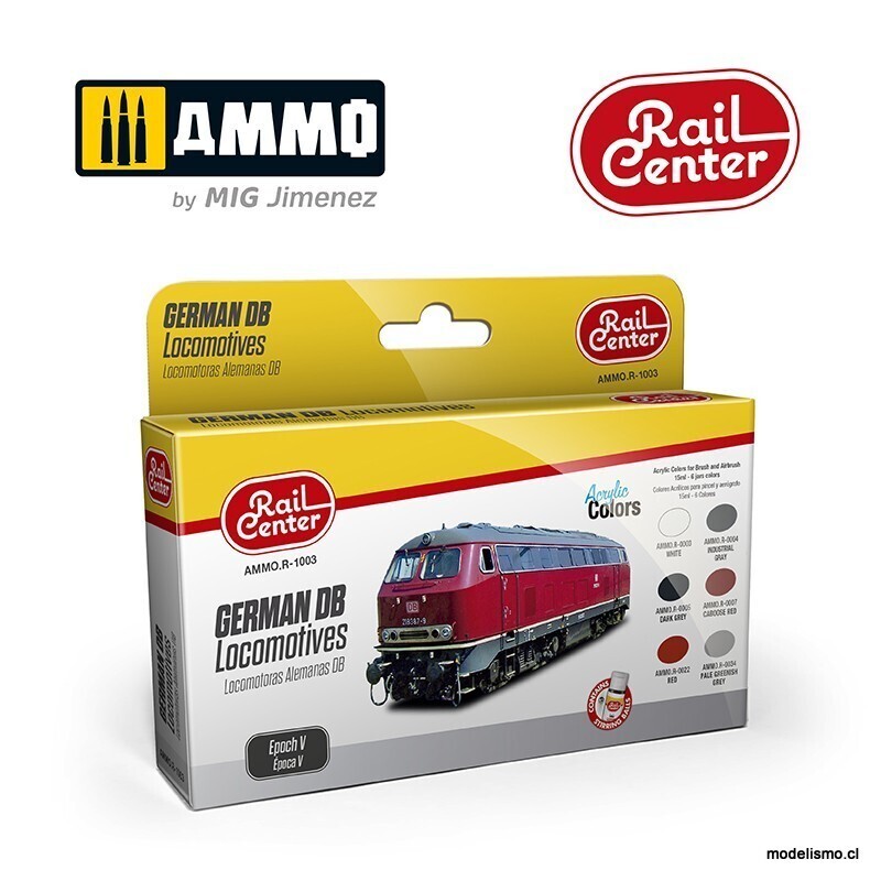 AMMO.R-1003 Rail-Center - Locomotoras Alemanas DB Época V