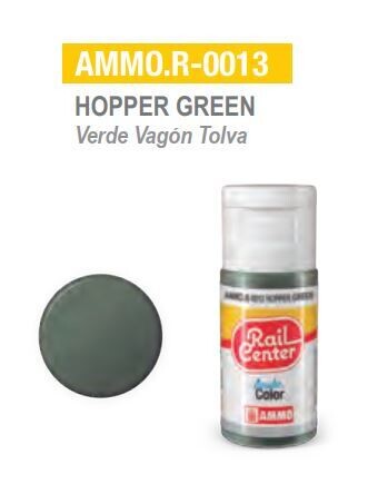 AMMO.R-0013 Verde Vagón Tolva 15ml