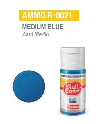AMMO.R-0021 Azul Medio 15ml