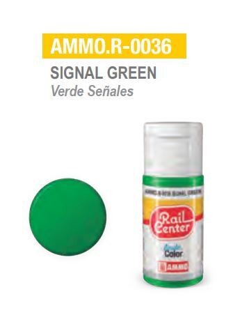 AMMO.R-0036 Verde Señales 15ml