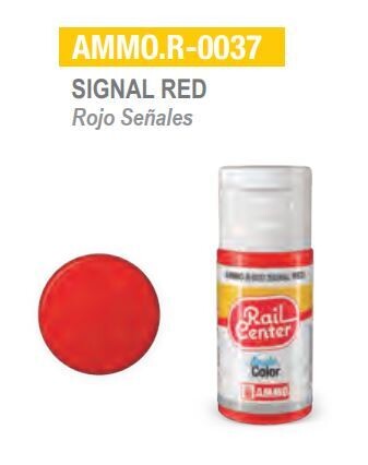 AMMO.R-0037 Rojo Señales 15ml