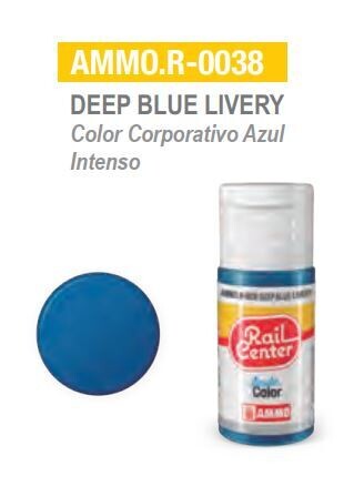 AMMO.R-0038 Color Corporativo Azul Intenso 15ml