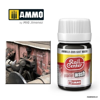 AMMO.R-2005 RAIL-CENTER Lavado Hollín (35 mL)