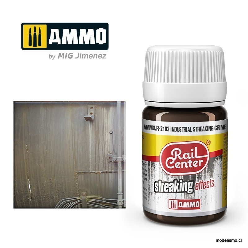 AMMO.R-2103 RAIL-CENTER Escurridos de Suciedad Industrial (35 mL)