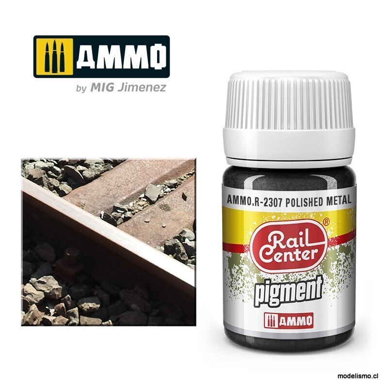 AMMO.R-2307 RAIL-CENTER Pigment Metal Pulido (35 mL)