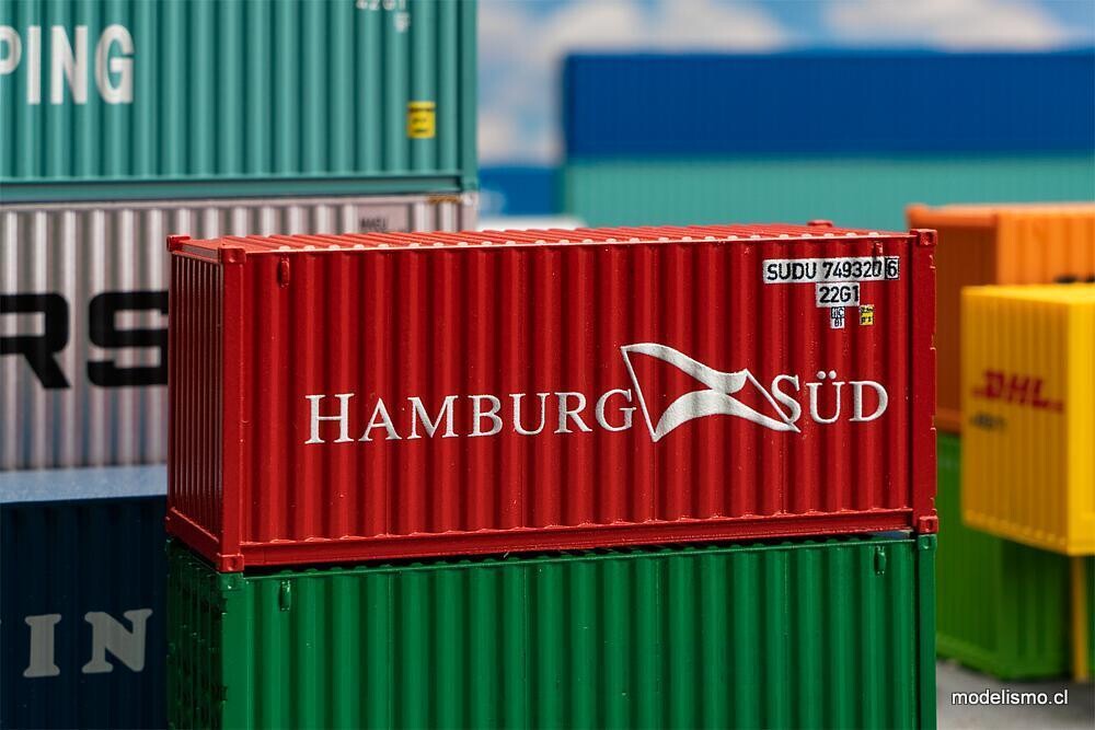 Faller 182001 20’ Container HAMBURG SÜD