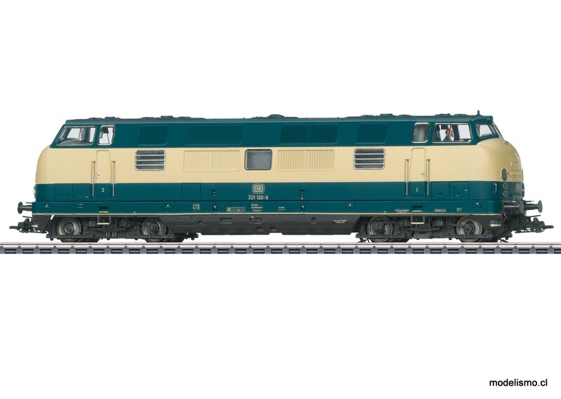 Märklin 37824 Locomotora diésel pesada de la serie 221 - usado