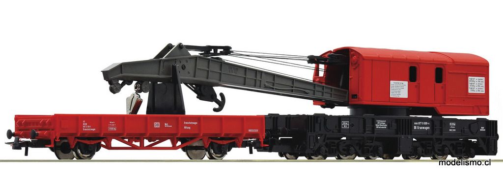 Roco 56240 Vagón grúa y vagón búfer, DB AG