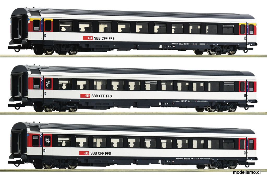 Roco 6200023 Set de 3 piezas (2): &quot;Bözberg Interregio&quot;, SBB
