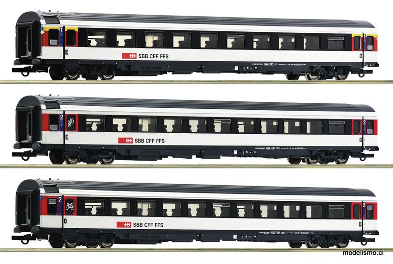 Roco 6200023 Set de 3 piezas (2): &quot;Bözberg Interregio&quot;, SBB