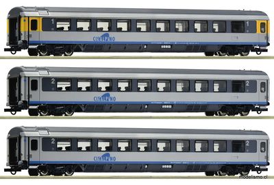Roco 6200032 Set de 3 piezas (1): Cisalpino, CIS