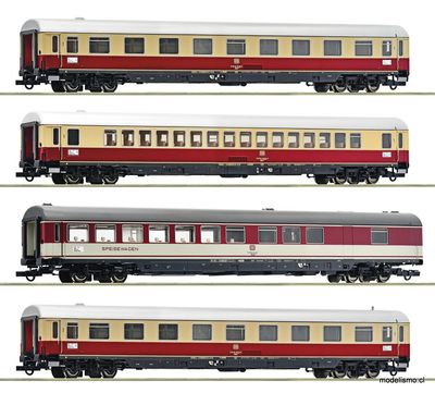 Roco 74012 Set de 4 piezas: TEE 20 &quot;Saphir&quot;, DB