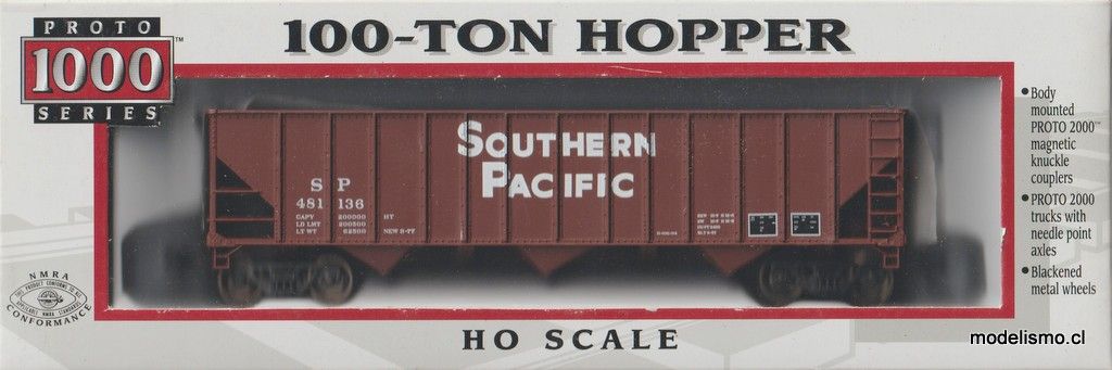Proto 1000 23931 Southern Pacific #481136 100-TON HOPPER