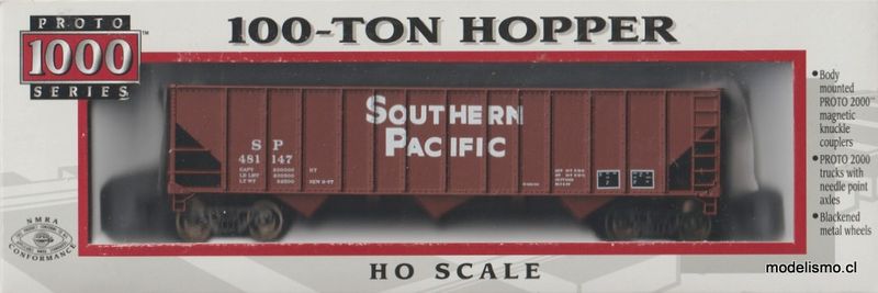 Proto 1000 23932 Southern Pacific #481147 100-TON HOPPER