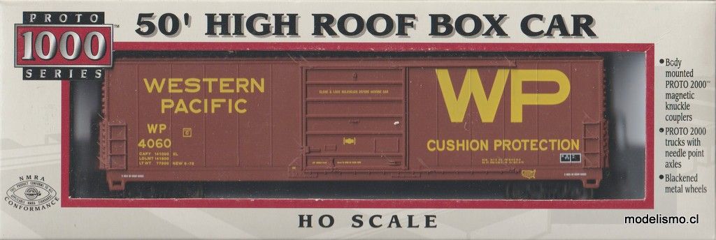 Proto 1000 23947/WP #4060 50# HIGH ROOF BOX CAR