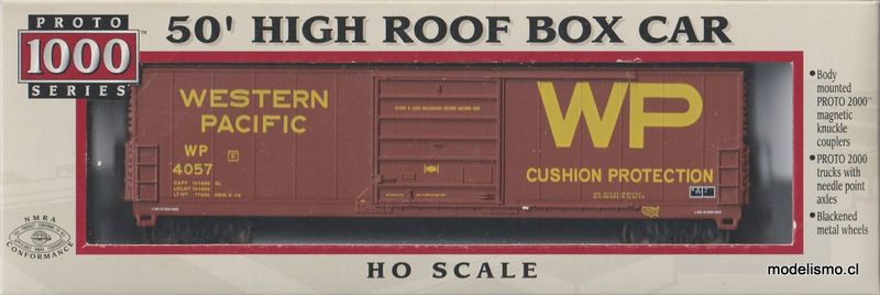 Proto 1000 23946/WP #4057 50# HIGH ROOF BOX CAR