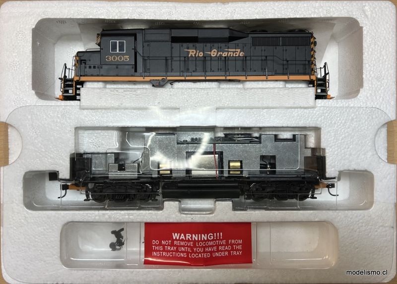 Proto 2000 GP30 Locomotive 21519 Denver and Rio Grande Western Railroad #3005 - DCC Ready
