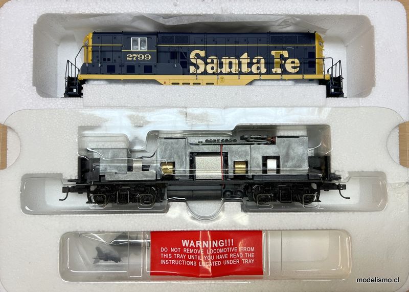 Proto 2000 GP7 Locomotive 23037 Atchison, Topeka and Santa Fe #2799 Phase II 2nd Release - DCC Ready