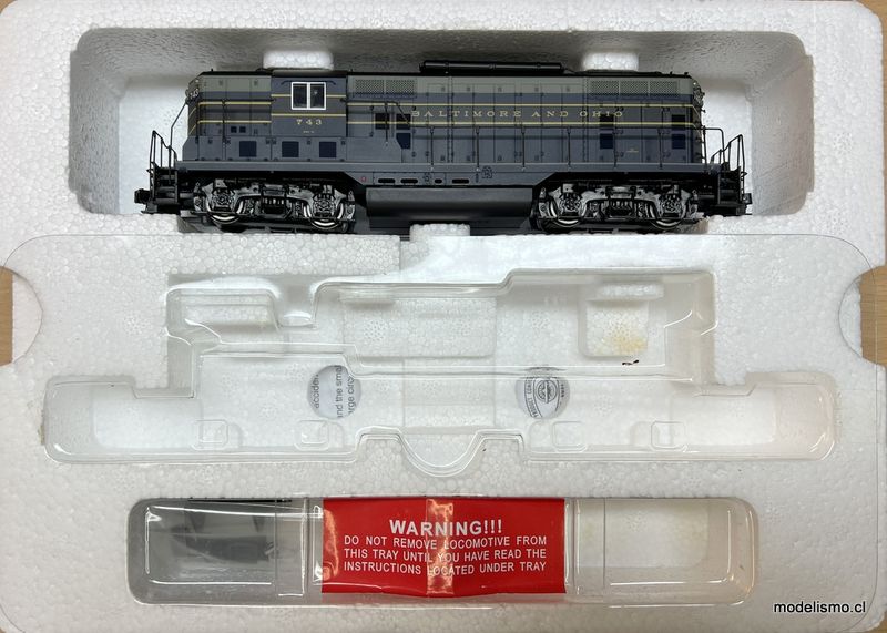 Proto 2000 GP7 Locomotive 23243 Baltimore and Ohio Railroad #743 w/Steam Generator - DCC Ready
