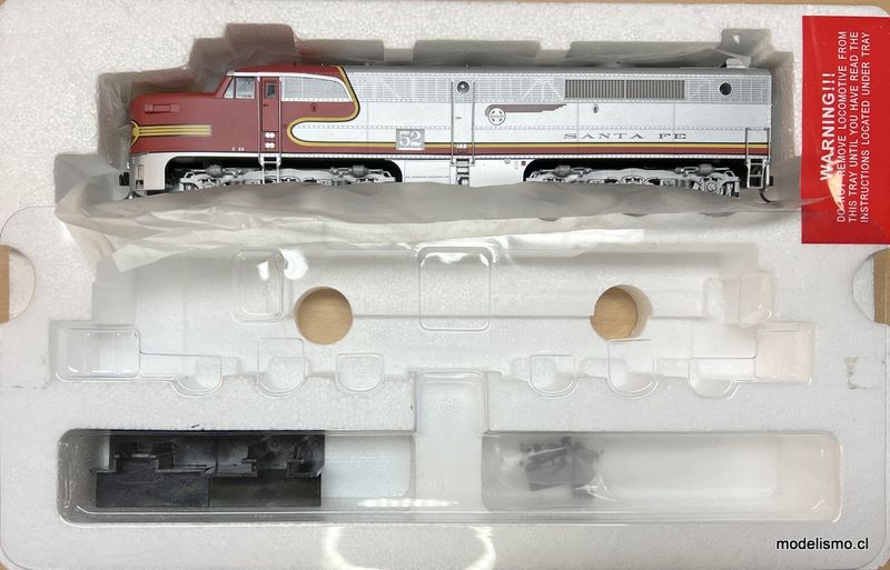 Proto 2000 PA Locomotive 21653 Atchison, Topeka and Santa Fe #52 w/Mars Light &amp; Dynamic Brakes - DCC Ready