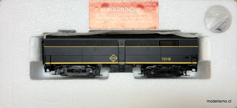 Proto 2000 FB2 Locomotive 8349 Erie #737B Unpowered B-unit - sin motor