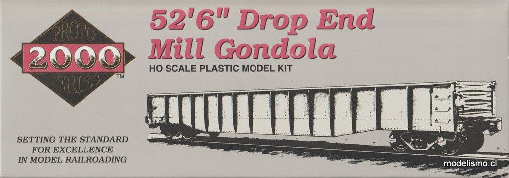 Proto 2000 52&#39;6&quot; Drop End Mill Gondola RI #1492 - Kit