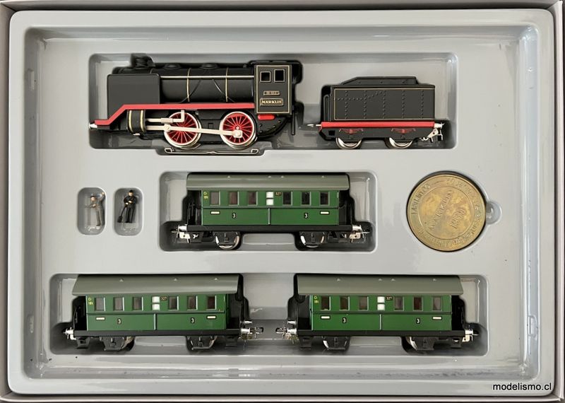 Märklin 0050 50 años de Märklin H0: dos trenes nostálgicos en el paquete de aniversario - usado