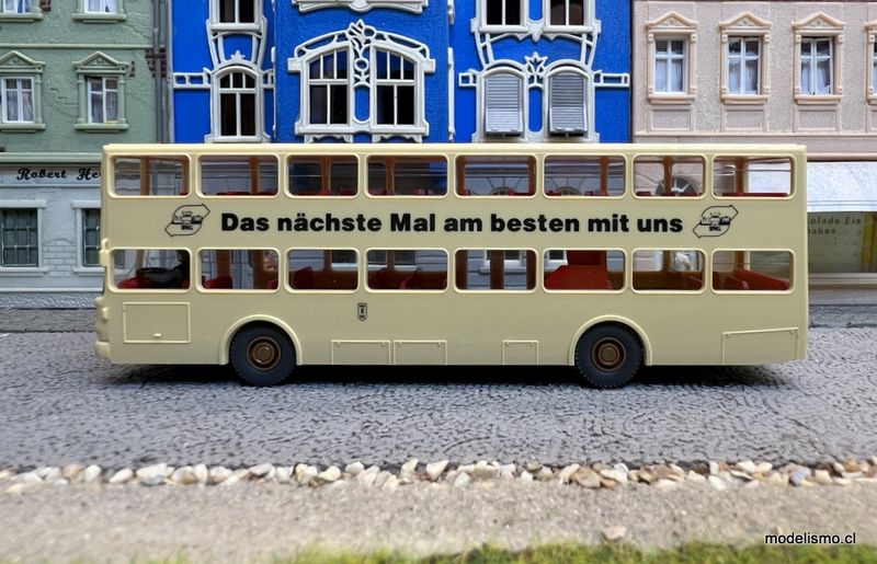 Wiking MAN Autobús de dos pisos del Berlín Occidental en embalaje de repuesto