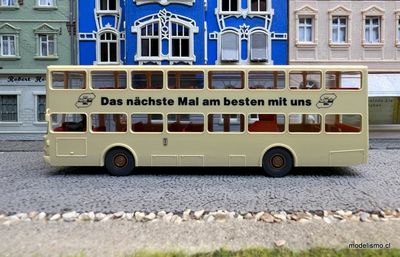 Wiking MAN Autobús de dos pisos del Berlín Occidental en embalaje de repuesto