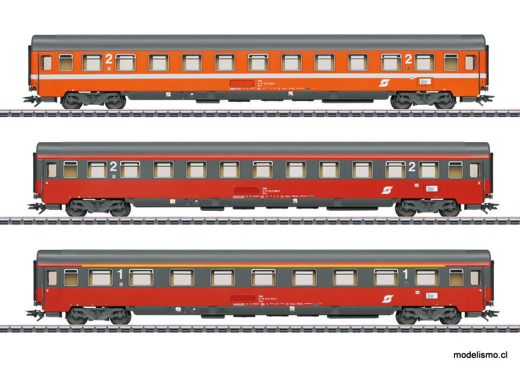 Märklin 42894 Coche de pasajeros Set 2 FD Mozart
