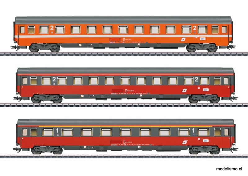 Märklin 42894 Coche de pasajeros Set 2 FD Mozart