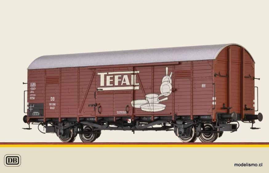 Brawa 48740 ​Furgón Glr22 &quot;Tefal&quot; DB