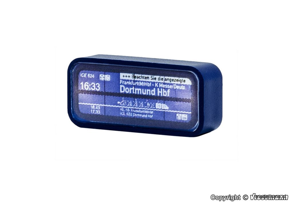 Viessmann 1398 H0 Pantalla de destino moderna con iluminación LED