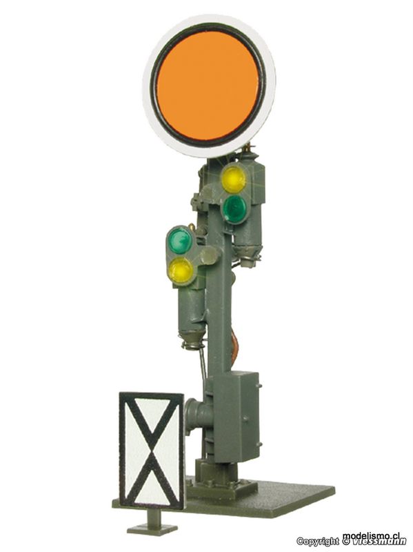 Viessmann 4509 H0 forma señal distante, disco móvil