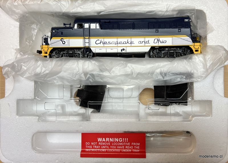 Proto 2000 BL2 Locomotive 30193 Chesapeake and Ohio Railway #82 - DCC Ready