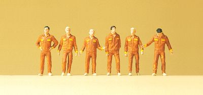 Preiser 74009 1:100 - gente trabajadora - azul Preiser 74009 1:100 - gente trabajadora - azul