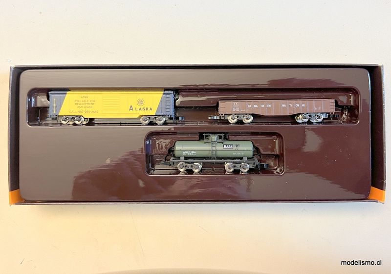 Märklin 8687 Juego de vagones de carga estadounidenses de 3 piezas - usado