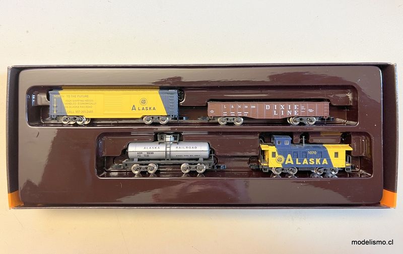 Märklin 8686 Juego de vagones de carga estadounidenses de 4 piezas - usado
