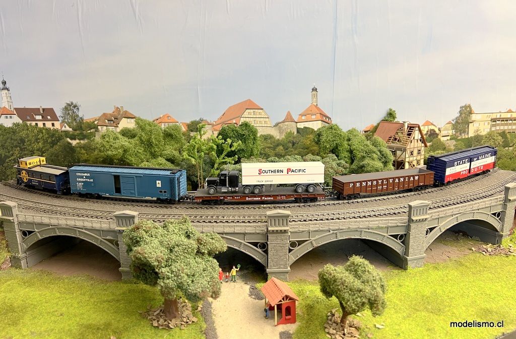 Märklin 4863 Conjunto de vagones de carga de EE. UU. II - usado