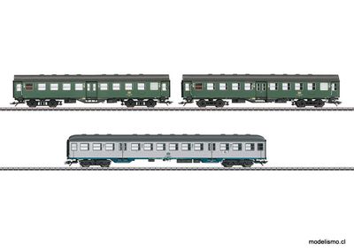 Märklin 41322 Byg 514, Bnb 719 Set de coches de tren rápido - usado